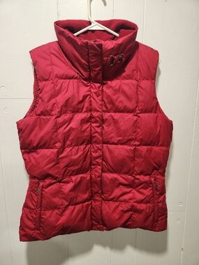 Eddie Bauer Goose Down EB700 Women's Red Puffer Vest
